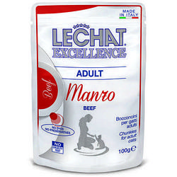 LeChat 100г с говядиной консервы для кошек кусочки Fresh Excellence