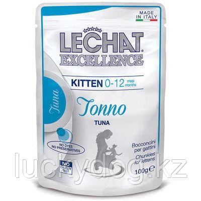 LeChat 100г кусочки с тунцом для котят консервы Fresh Excellence - фото 1 - id-p23198866