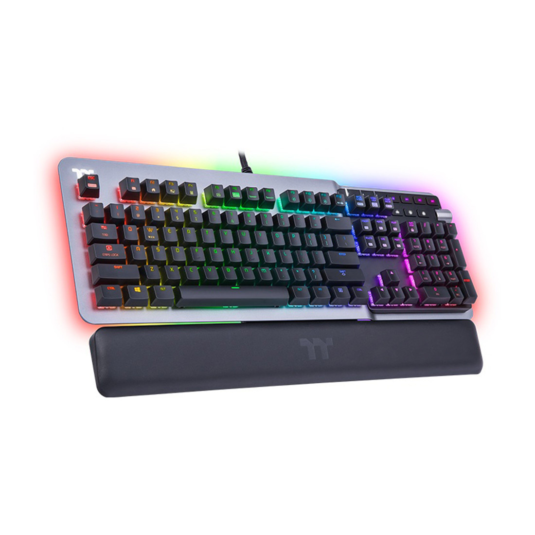 Клавиатура Thermaltake Argent K5 Cherry MX (Silver Switch) GKB-KB5-SSSRUS-01 Серый