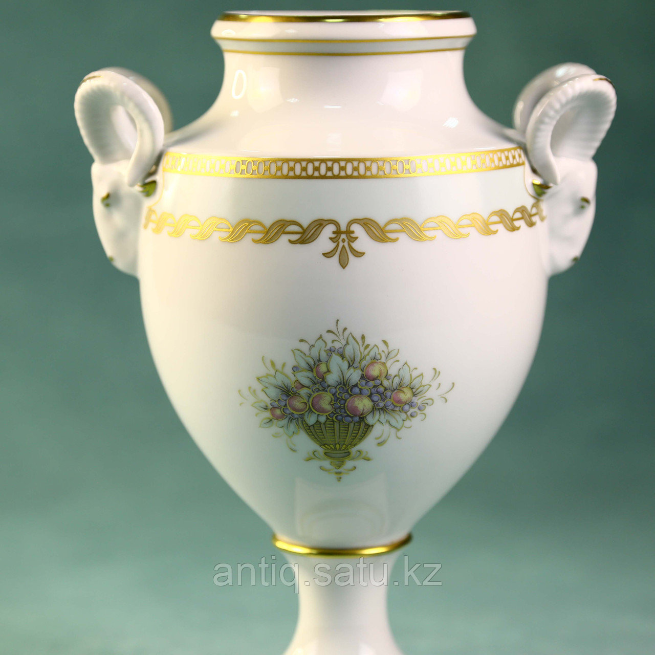 Парадная ваза-кубок. Фарфоровая мануфактура Al-Ka Kunst Kaiser - фото 2 - id-p98612940