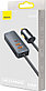 АЗУ Baseus Share Together CCBT-A0G мультипорт с кабелем 2 USB+2 Type-C Быстрая зарядка 120W, Серый, фото 2