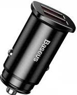 АЗУ Baseus Square Metal CCALL-DS01 2xUSB порта порты Быстрая зарядка 5A 30W, Черный