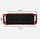 Колонка беспроводная стерео bluetooth-спикер с поддержкой FM-радио 208 красная, фото 2
