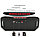 Колонка беспроводная стерео bluetooth-спикер с поддержкой FM-радио 208 красная, фото 4