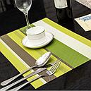 Комплект из 4-х сервировочных ковриков, цвет зеленый, фото 3