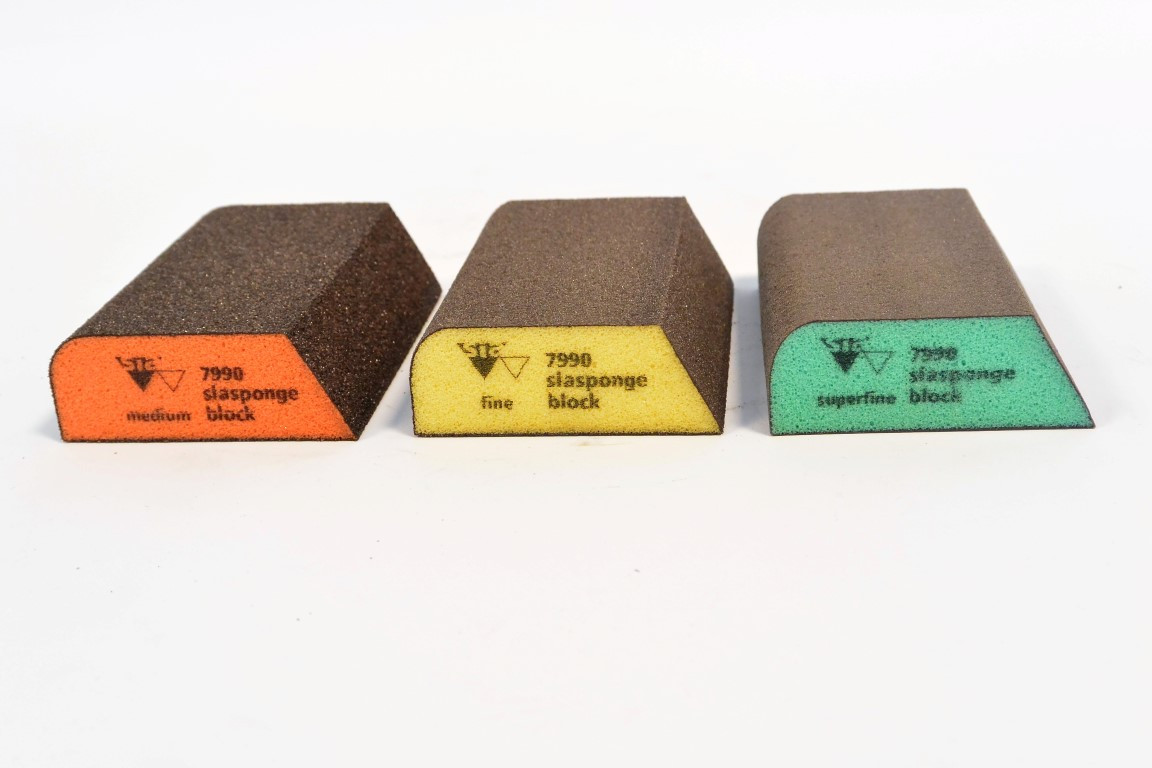 Абразивная губка 4-сторонняя комбинированная для ручного шлифования (Sia Abrasives, Швейцария)