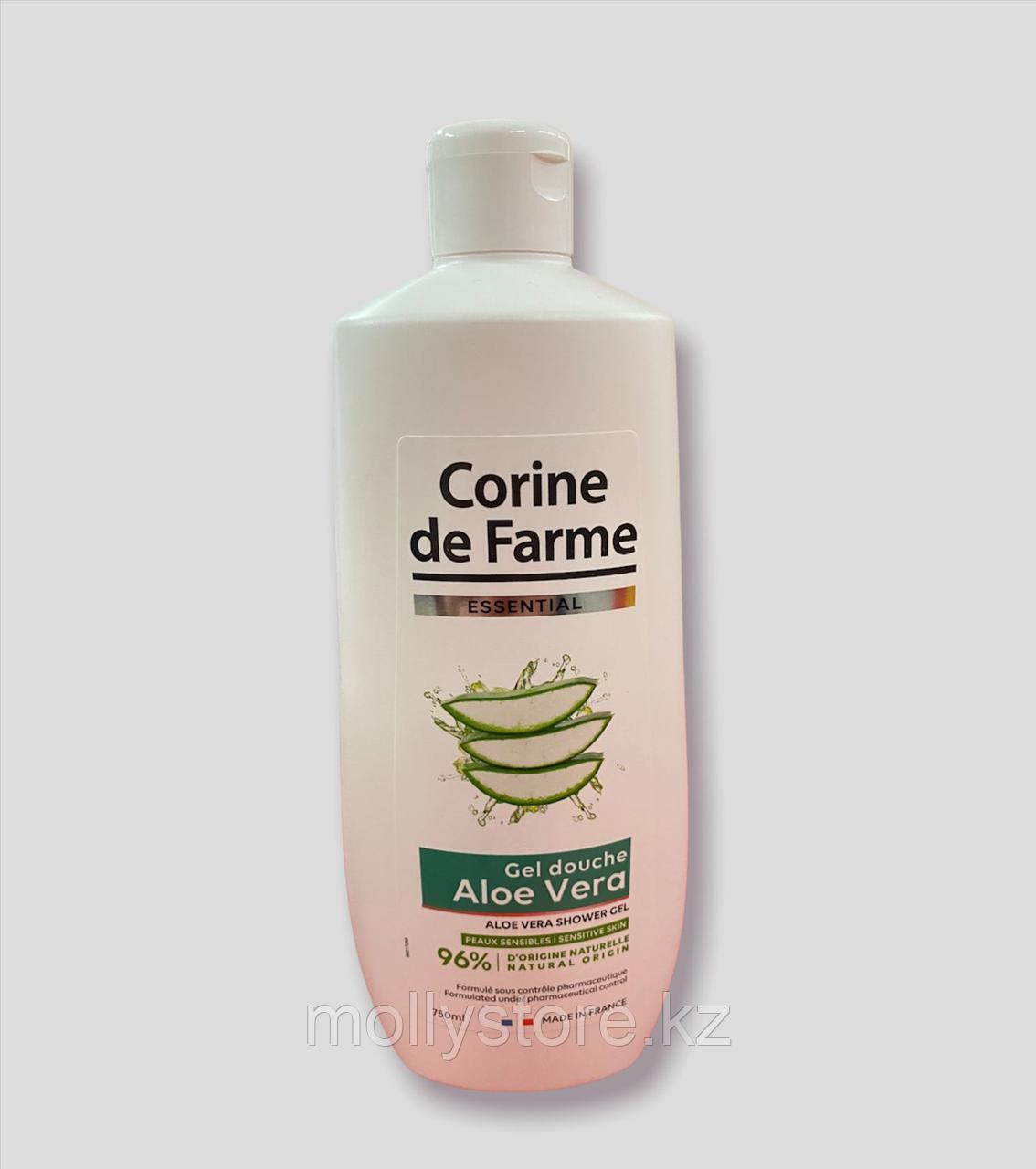 Corine de Farme  гель для душа с экстрактом алоэ  (750 мл)
