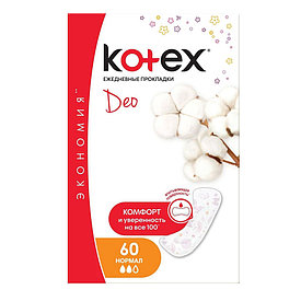 Прокладки Kotex ежед №60 Normal Deo