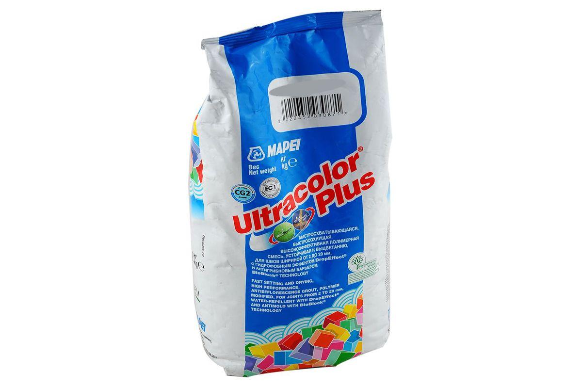 Затирка для швов MAPEI Ultracolor Plus 2кг (№135, цвет Золотистый песок коричн.) - фото 1 - id-p98628555