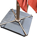 Зонт "Квадро" 3*3м (бордовый ) с утяжелителями, фото 7