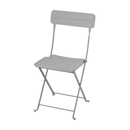 Стул садовый СУНДСЁ серый ИКЕА, IKEA, фото 2