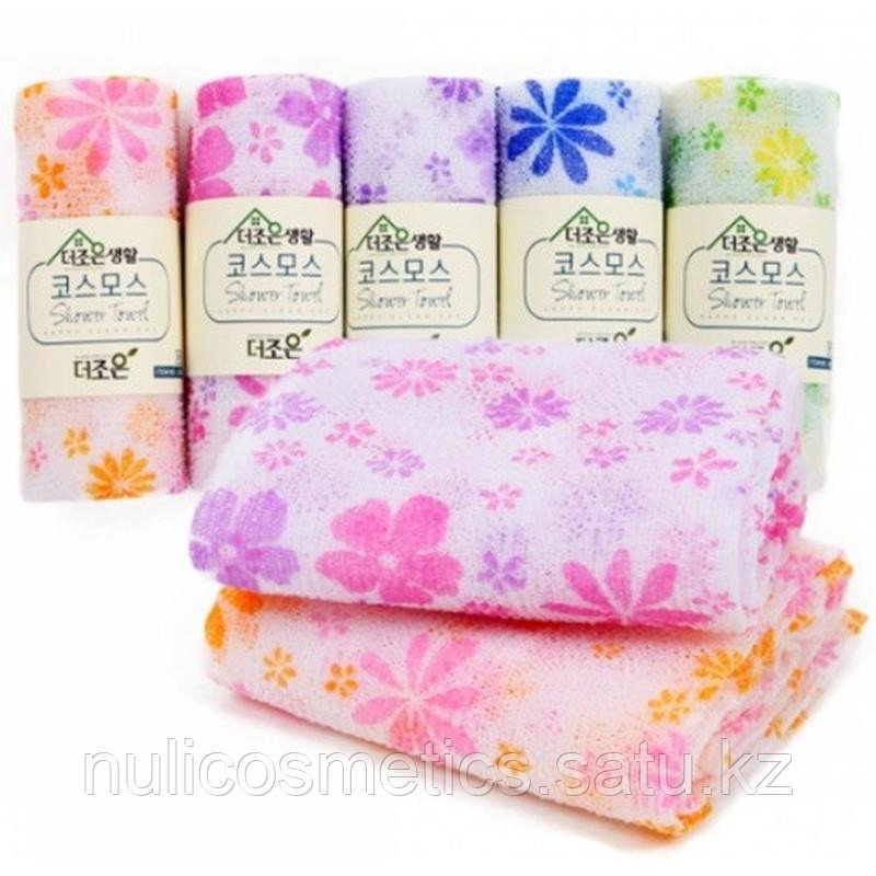 Корейская пилинг-мочалка полотенце для тела vivaldi towel cosmos shower towel - фото 1 - id-p98628572