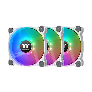 Кулер для компьютерного корпуса Thermaltake Pure 12 ARGB Sync (3-Fan Pack) White, фото 2