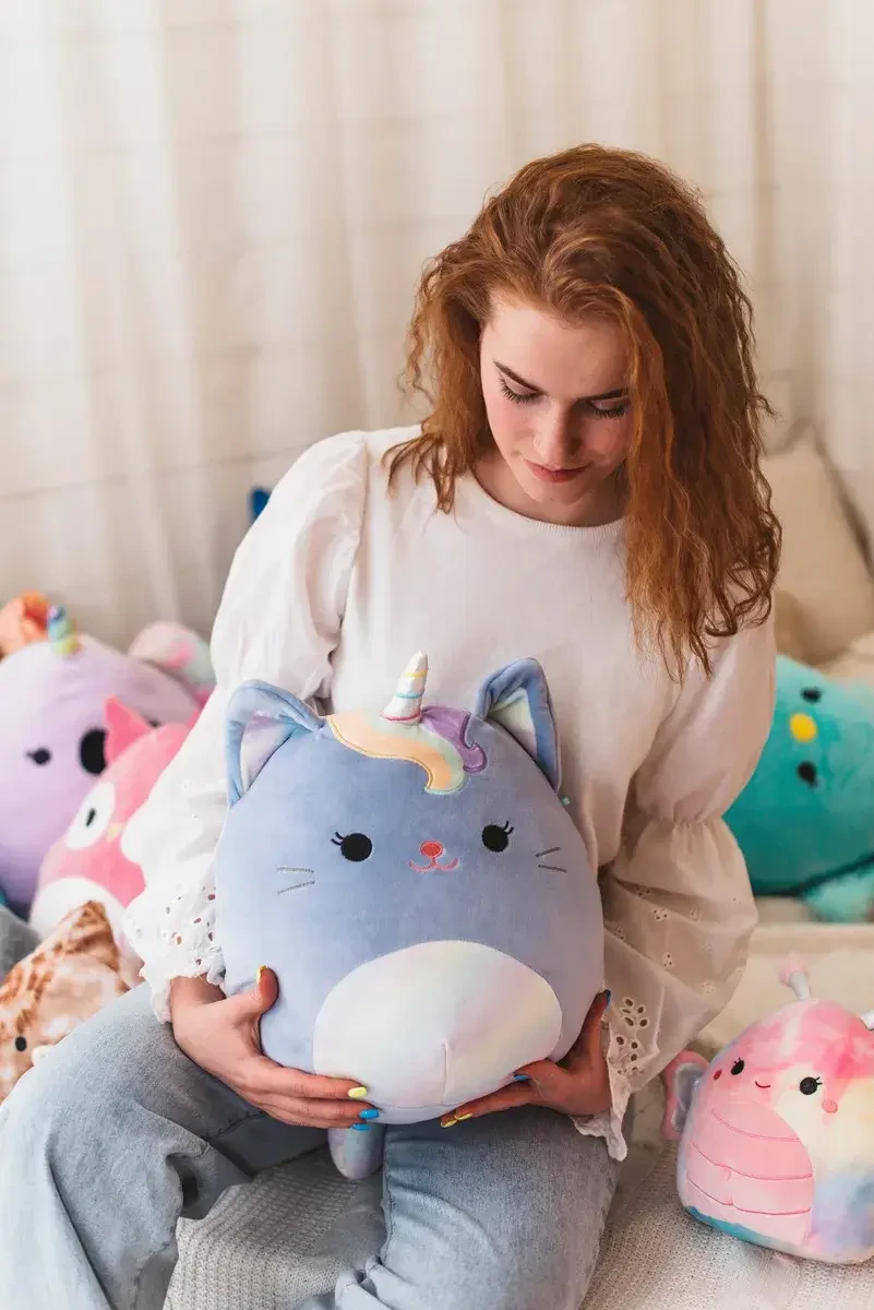 Сквишмэллоус Кошка-единорожка Кларисса 30см TM Squishmallows