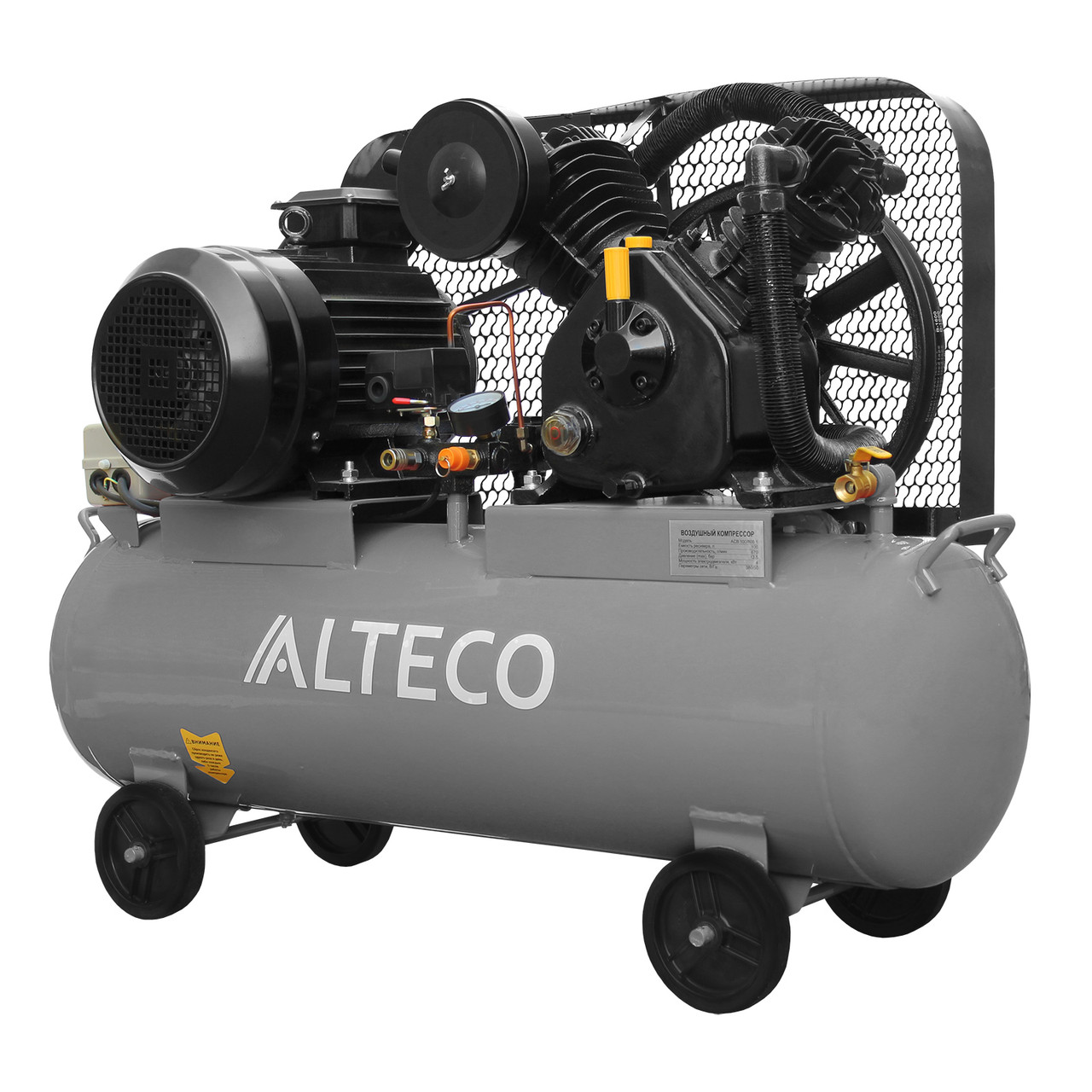 Компрессор маслосмазываемый ALTECO ACB-100/800.1 - фото 1 - id-p86414148