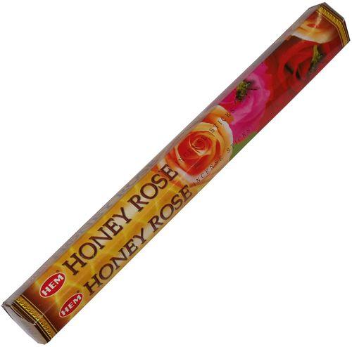 Благовония HEM Мед Роза (Honey Rose), аромапалочки 20 шт.