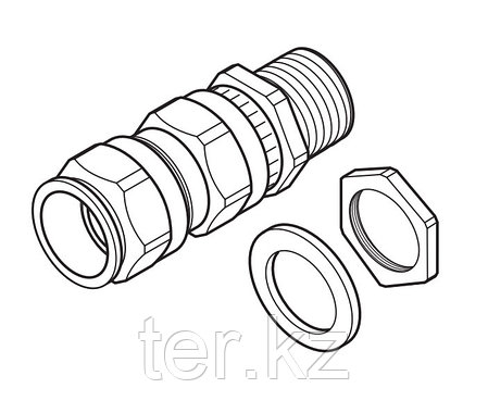 GL-38-M25-METAL сальник для силового кабеля, фото 2