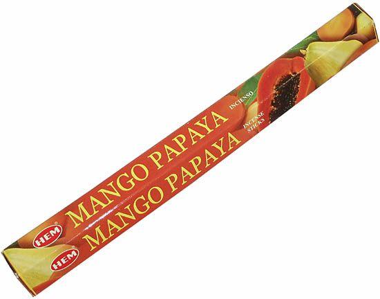 Благовония HEM Манго Папайя (Mango Papaya), аромапалочки 20 шт.