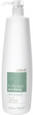 Шампунь для волос Lakme K.Therapy Purifying Balancing Shampoo Oily Hair придание объема 1000 мл - фото 1 - id-p98639581