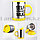 Термокружка мешалка на батарейках SELF STIRRING MUG (кружка самомешалка) желтая, фото 7
