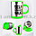 Термокружка мешалка на батарейках SELF STIRRING MUG (кружка самомешалка) зеленая, фото 6