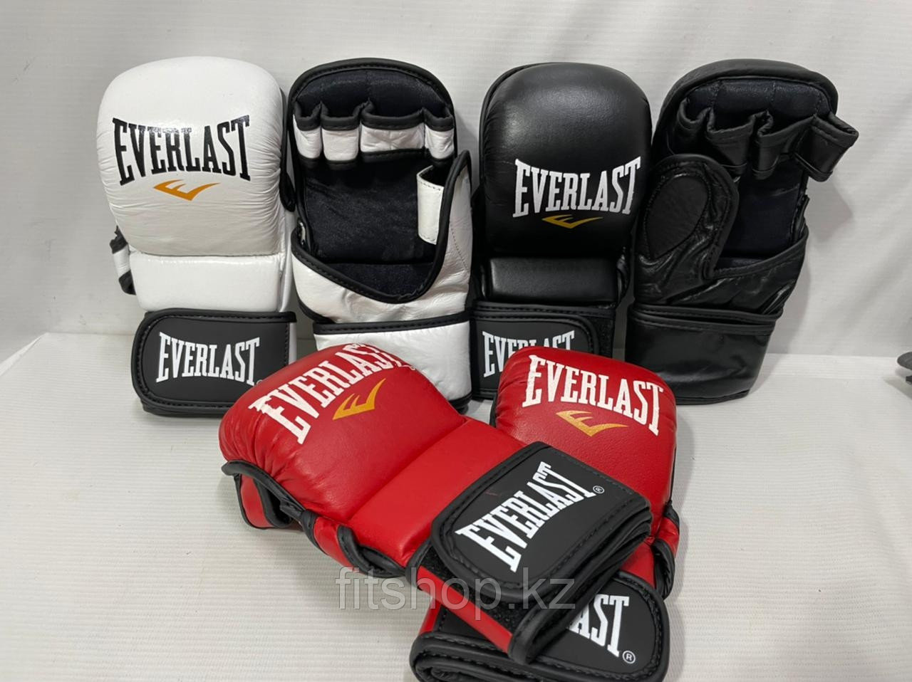 Перчатки-накладки  Everlast  (Черепашки) для тренировок и соревнований (натуральная кожа)