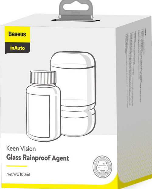 Водоотталкивающий спрей для авто Baseus Keen Vision ACFYJ-A01 Black - фото 2 - id-p98645631