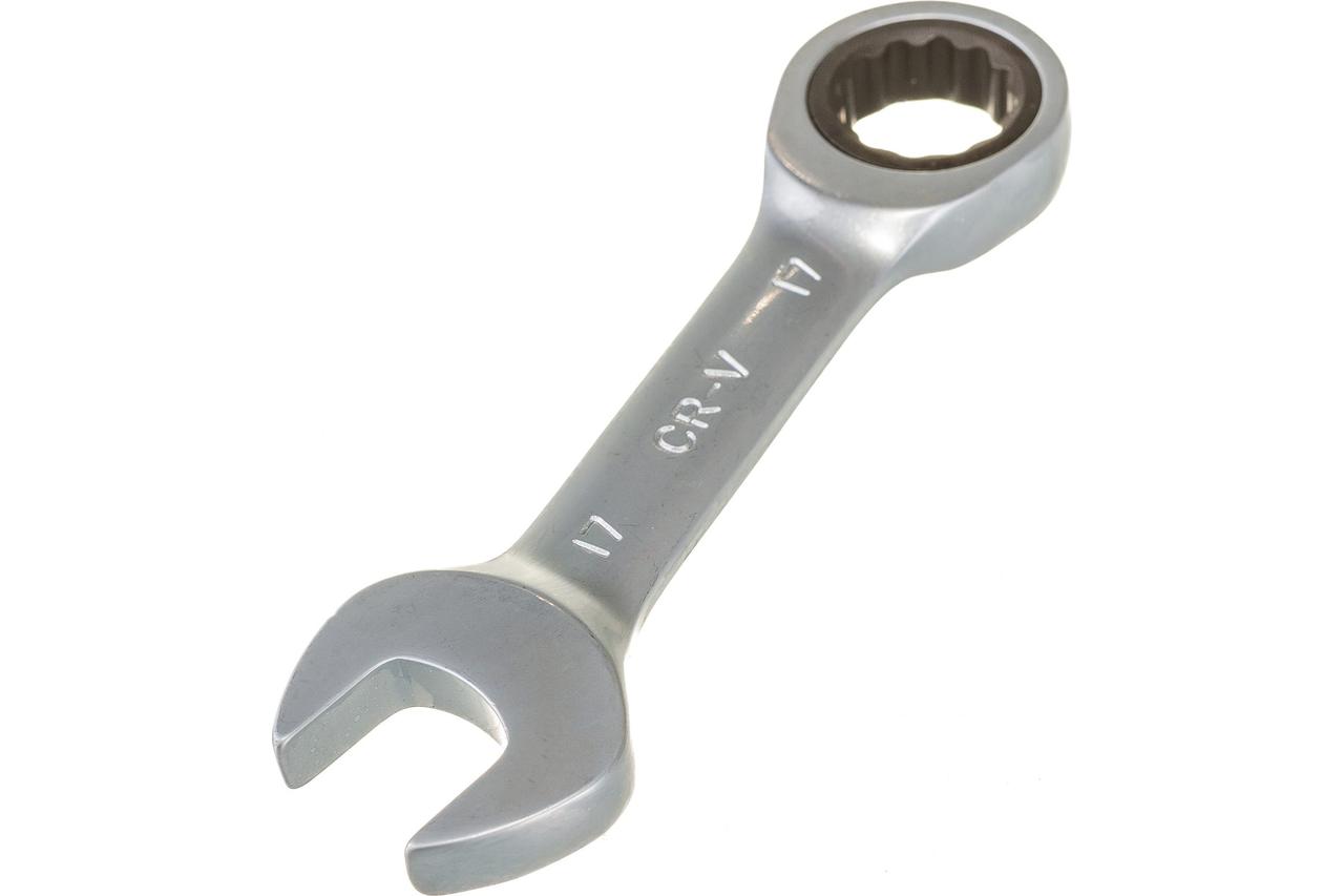 Ключ гаечный комбинированный трещоточный короткий, 17 мм CSRW17 - фото 1 - id-p98561395