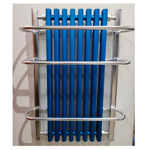 Анодированный радиатор-полотенцесушитель Титано-Магниевый синий 70*45 - фото 1 - id-p98645979
