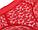 Трусики бразилиана Floral Lace красные (размер M-L), фото 9