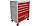Тележка инструментальная 6-ти полочная (серая с красными ящиками) ТТ6GR-R, фото 2