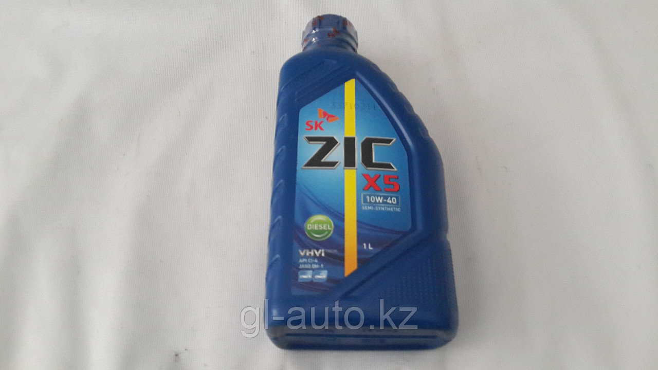 Масло ZIC X5 Diesel 10W40 п/синт. 1л.