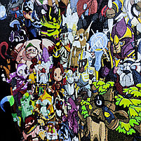 Футболка с персонажами из Dota 2, фото 4