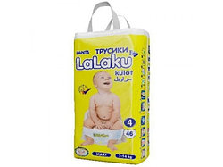 Подгузники-трусики детские Lalaku Maxi Размер 4 (вес7-14 кг) 46 шт