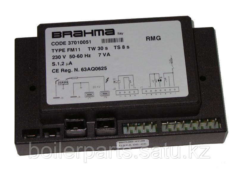 Плата УПРАВЛЕНИЯ Brahma FM11 (TW 30s TS 8s) RMG 70-100 к котлу Sime Rx-55