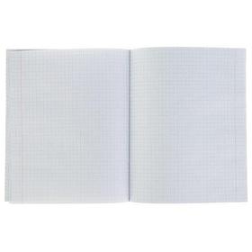 Тетрадь ЗЕЛЁНАЯ обложка 12 л., клетка с полями, офсет, "КПК", 012ТУ11С5