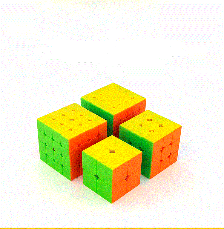 Набор кубиков Moyu Mei Long - цветной пластик. Отличный подарок! Kaspi RED. Рассрочка.