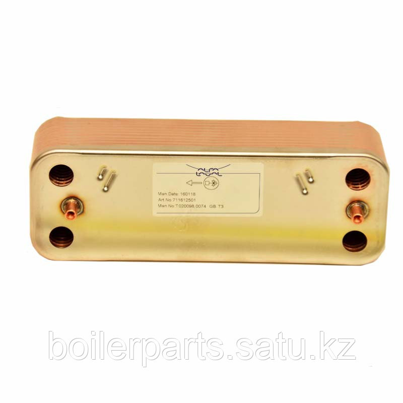 Теплообменник ГВС на 20 пластин BAXI LUNA DUO-TEC (711613200)