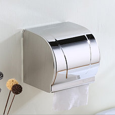 Держатель (диспенсер) для туалетной бумаги закрытого типа, фото 2
