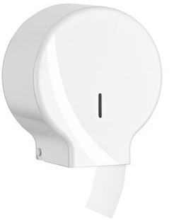 Диспенсер антивандальный для туалетной бумаги джамбо Jumbo белый пластик Турция - фото 2 - id-p98662508