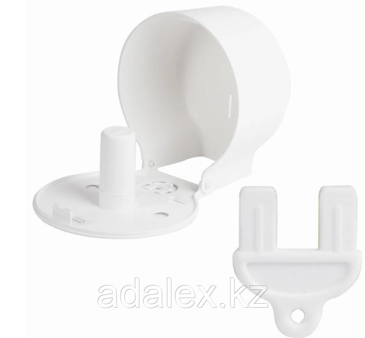 Диспенсер антивандальный для туалетной бумаги джамбо Jumbo белый пластик Турция - фото 6 - id-p98662508