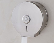 Диспенсер антивандальный с универсальной втулкой для туалетной бумаги Джамбо металлический, фото 2