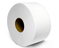 Туалетная бумага Джамбо двухслойная премиум класса на втулке 80 мм для диспенсеров Джамбо