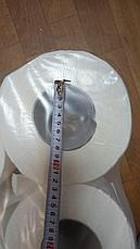 Туалетная бумага Джамбо двухслойная премиум класса на втулке 80 и 60 мм, фото 3
