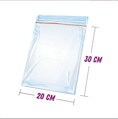 Пакет с замком zip-lock 20x30см 80мкм