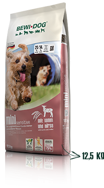 Bewi-Dog Mini 12,5кг С ягненком и просом Сухой корм для взрослых собак малых и средних пород