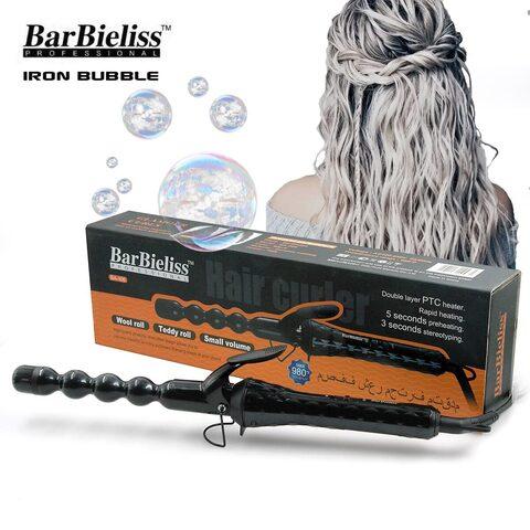 Плойка-стайлер с шариками BarBieliss Glamour Curls «Бабблс» для создания серф-локонов - фото 1 - id-p98669000
