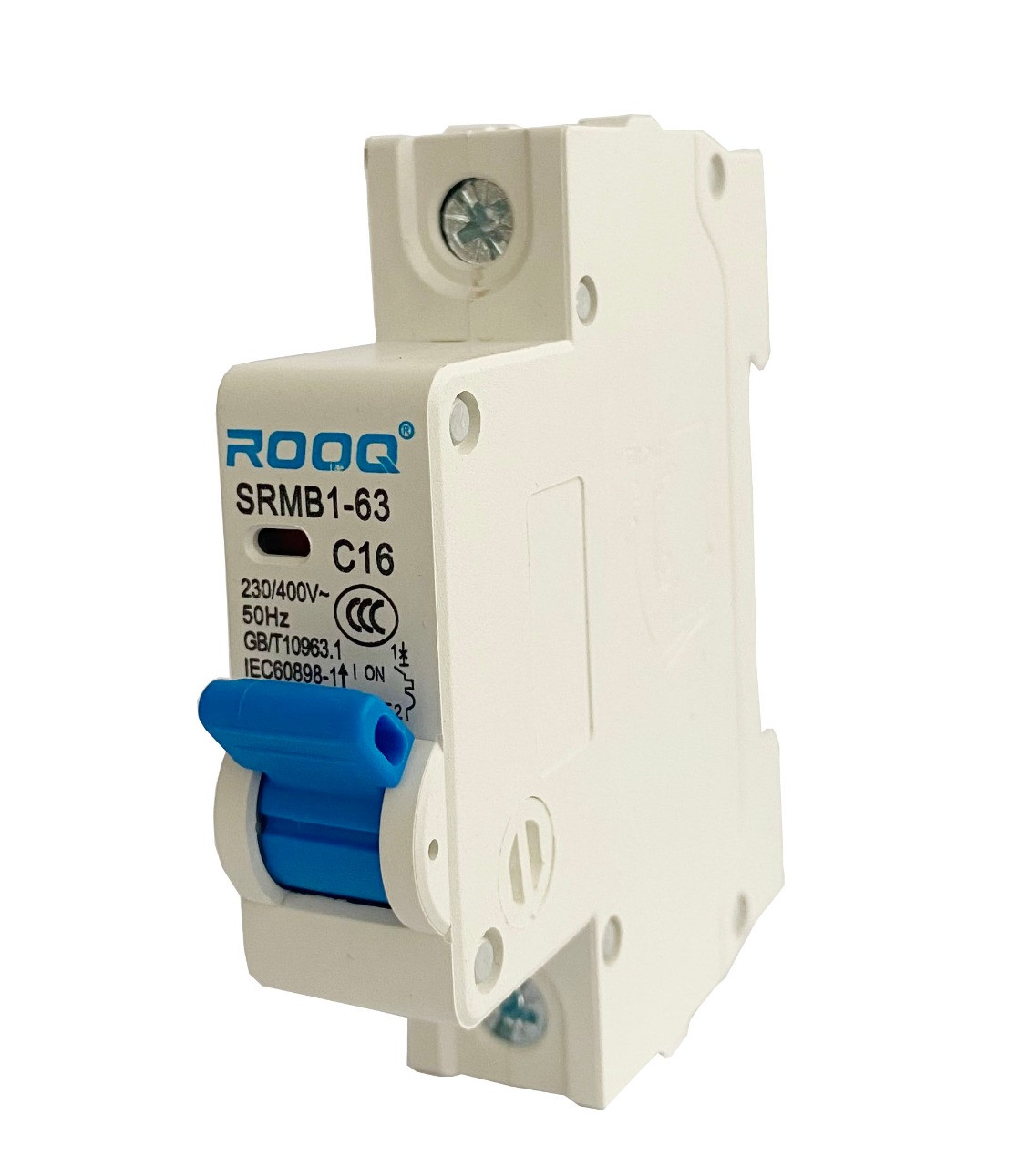 Миниатюрный автоматический выключатель ROOQ SRMB1-63/3P C16A - фото 3 - id-p98535282