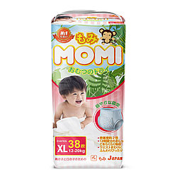 Подгузники-трусики детские MOMI Comfort Care Размер XL (38 шт)