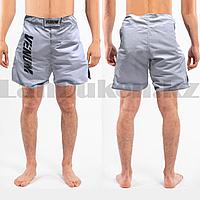 Шорты для тренировок Venum Fight Shorts серые размер S